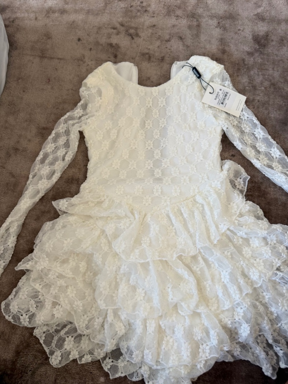 Bardot junior girls white dress